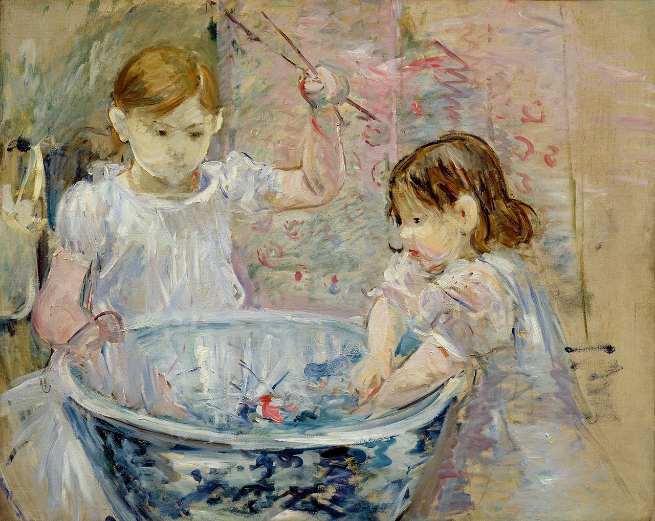 Berthe Morisot, “Enfants à la vasque,” 1886