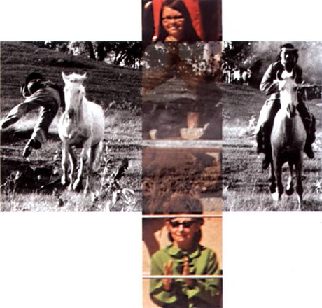 John Baldessari: The Intersection Series: Person On Horse And Person Falling From Horse (With Audience) (2001/2002)