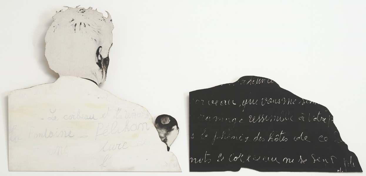 Marcel Broodthaers, "Pour un art de l’écriture. Pour une écriture de l’art,“ 1968