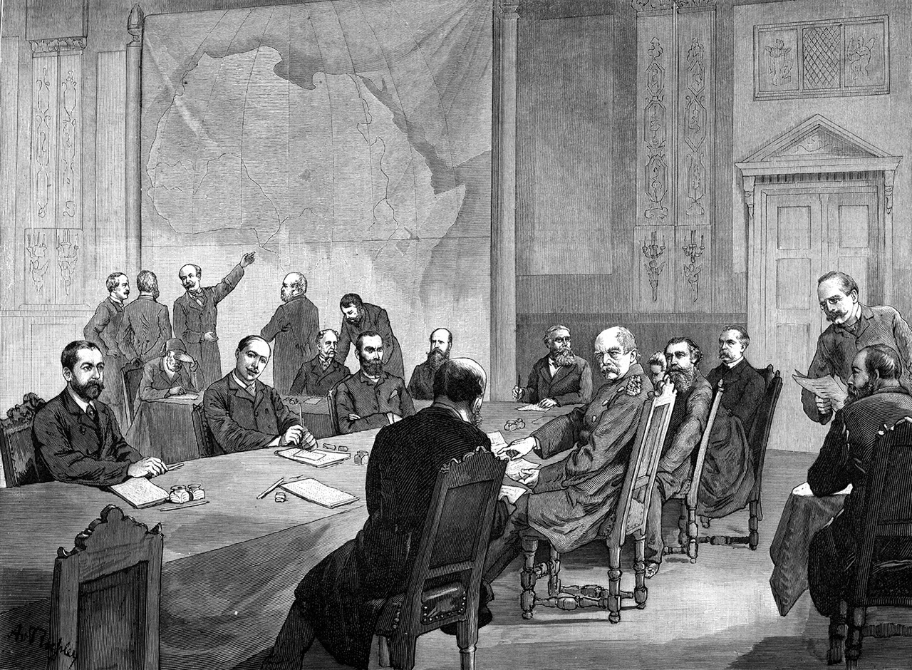 Adalbert von Roessler, Congo Conference / Kongokonferenz, Berlin, 1884