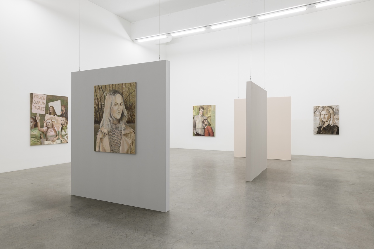 „Birgit Megerle: Bond“, Galerie Neu, Berlin, 2023, Installationsansicht