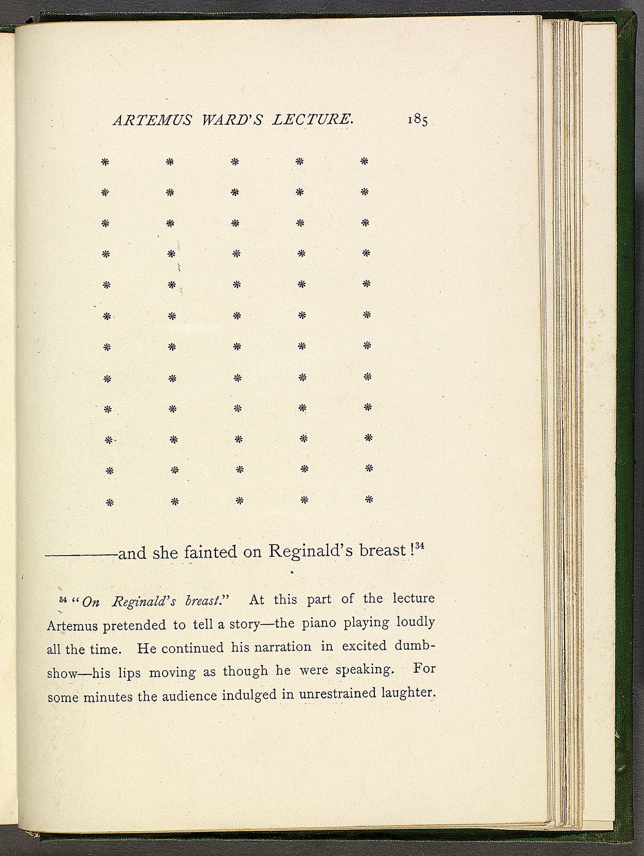 „Artemus Ward’s Lecture (As Delivered at the Egyptian Hall, London)“, 1869