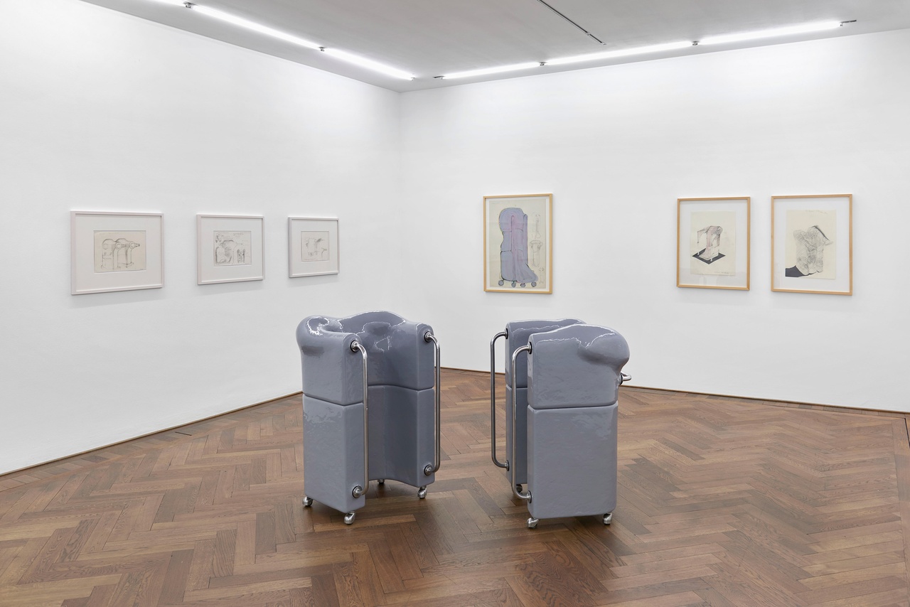 “Joachim Bandau: Die Nichtschönen, Werke 1967–1974,” Kunsthalle Basel, 2021, installation view