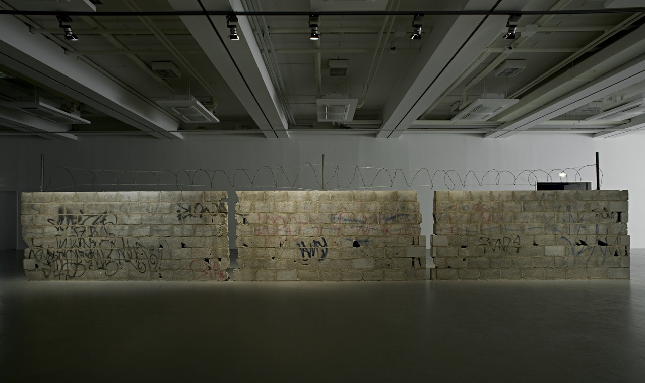 Teresa Margolles, “Muro Ciudad Juárez,” 2010, in “May You Live in Interesting Times,” 58th Venice Biennale, 2019