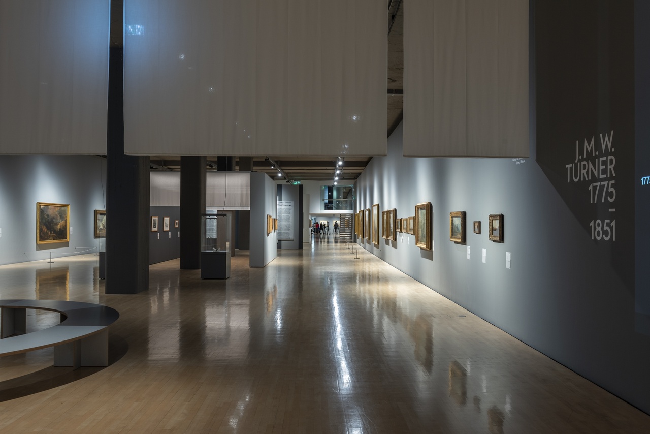 „Turner. Three Horizons“, Kunstbau, Städtische Galerie im Lenbachhaus, München, 2023, Ausstellungsansicht