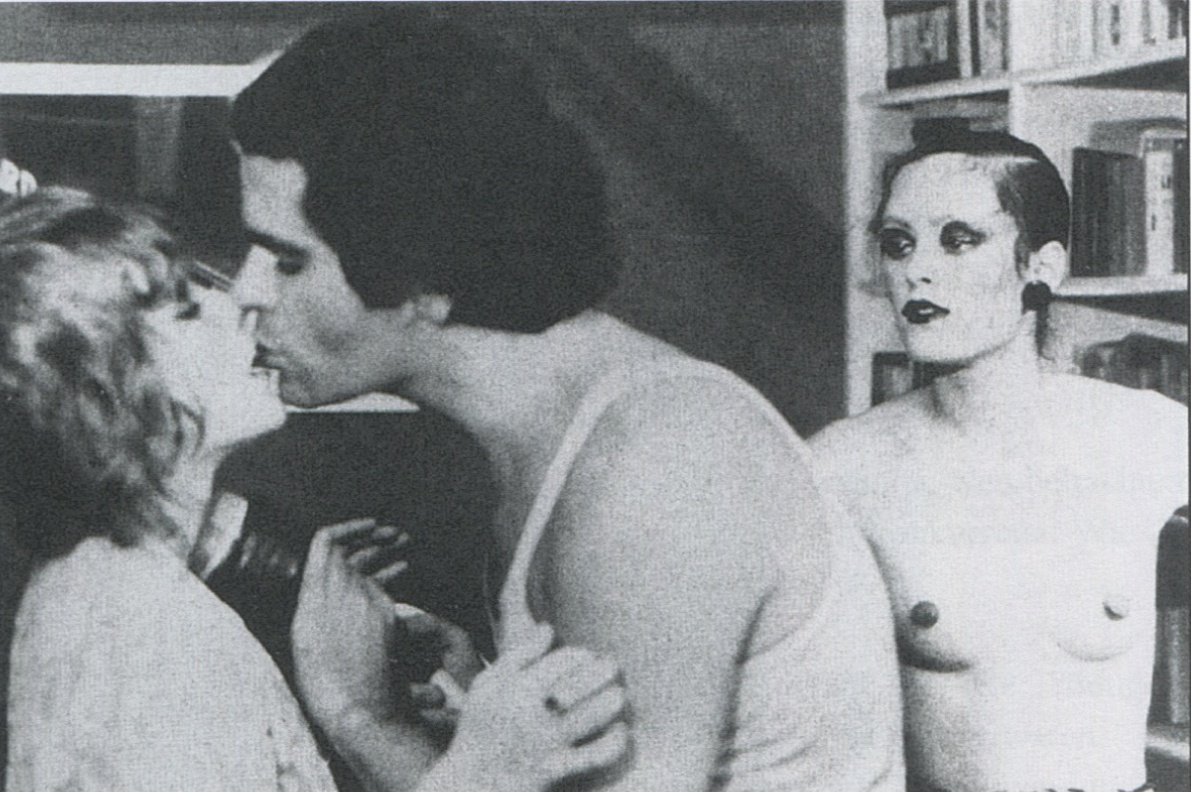 Karl Lagerfeld in Andy Warhols Film „Lamour“,1970