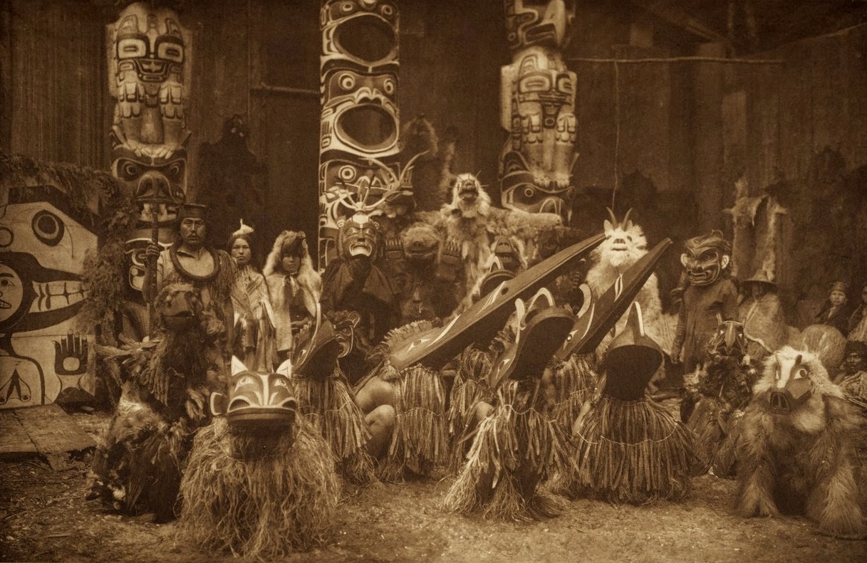 Kwakwaka'wakw potlatch, ca. 1900