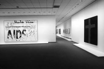 Andy-Warhol-Retrospektive, Neue Nationalgalerie Berlin, 2001, Raumansicht