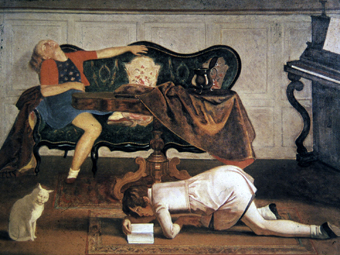 Balthus, „Wohnzimmer”, 1942