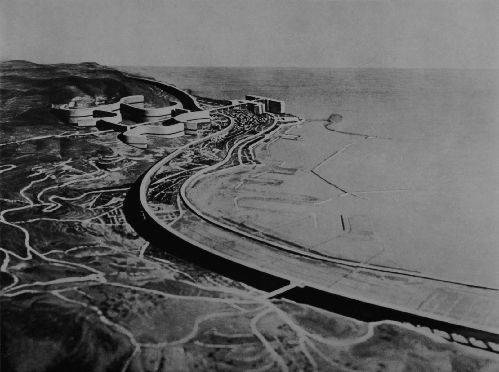 Le Corbusier, "Algier, Gesamtansicht", 1930, Studie