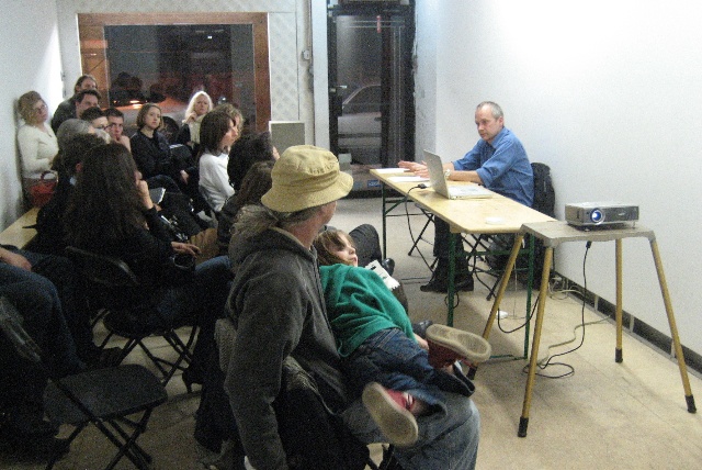 Eric de Bruyn, lecture on Michael Asher, Orchard, New York, 2007