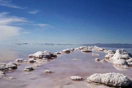 Robert Smithson, "Spiral Jetty", 1970 (Zustand 1996)