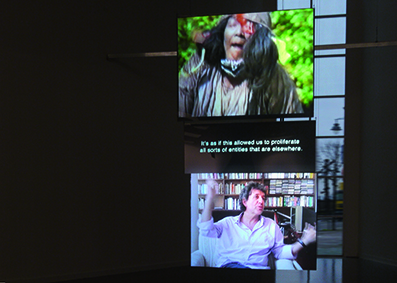 Angela Melitopoulos/ Maurizio Lazzarato, „Assemblages", MuHKA, Antwerpen/ Antwerp, 2010, Installationsansicht/ installation view