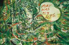Jutta Koether, "Art was my life", 1991