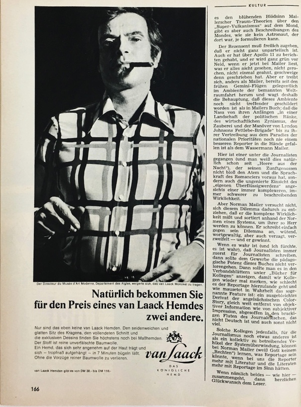 `Advertisement published in "Der Spiegel," March, 1971`
