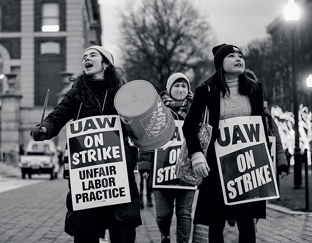 Columbia-University-Streik / strike, New York, 2021