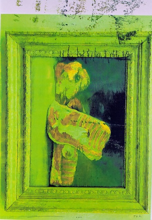 Wade Guyton, „Green Goya“, 2023