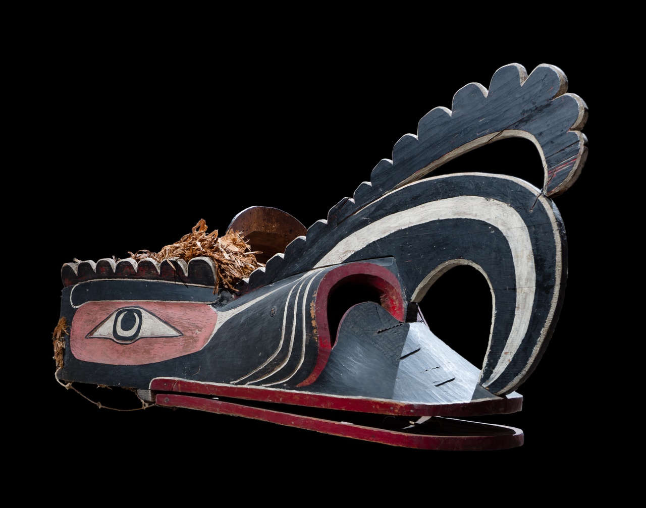 „Crooked Beak of Heaven“, mask of the / Maske der Kwakwaka'wakw, late 19th century / spätes 19. Jh.