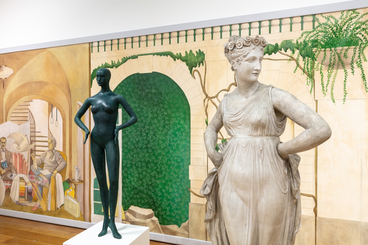 “Lucy McKenzie and Antonio Canova: Vulcanizzato,” Pinacoteca Agnelli, Turin, 2023-24, installation view