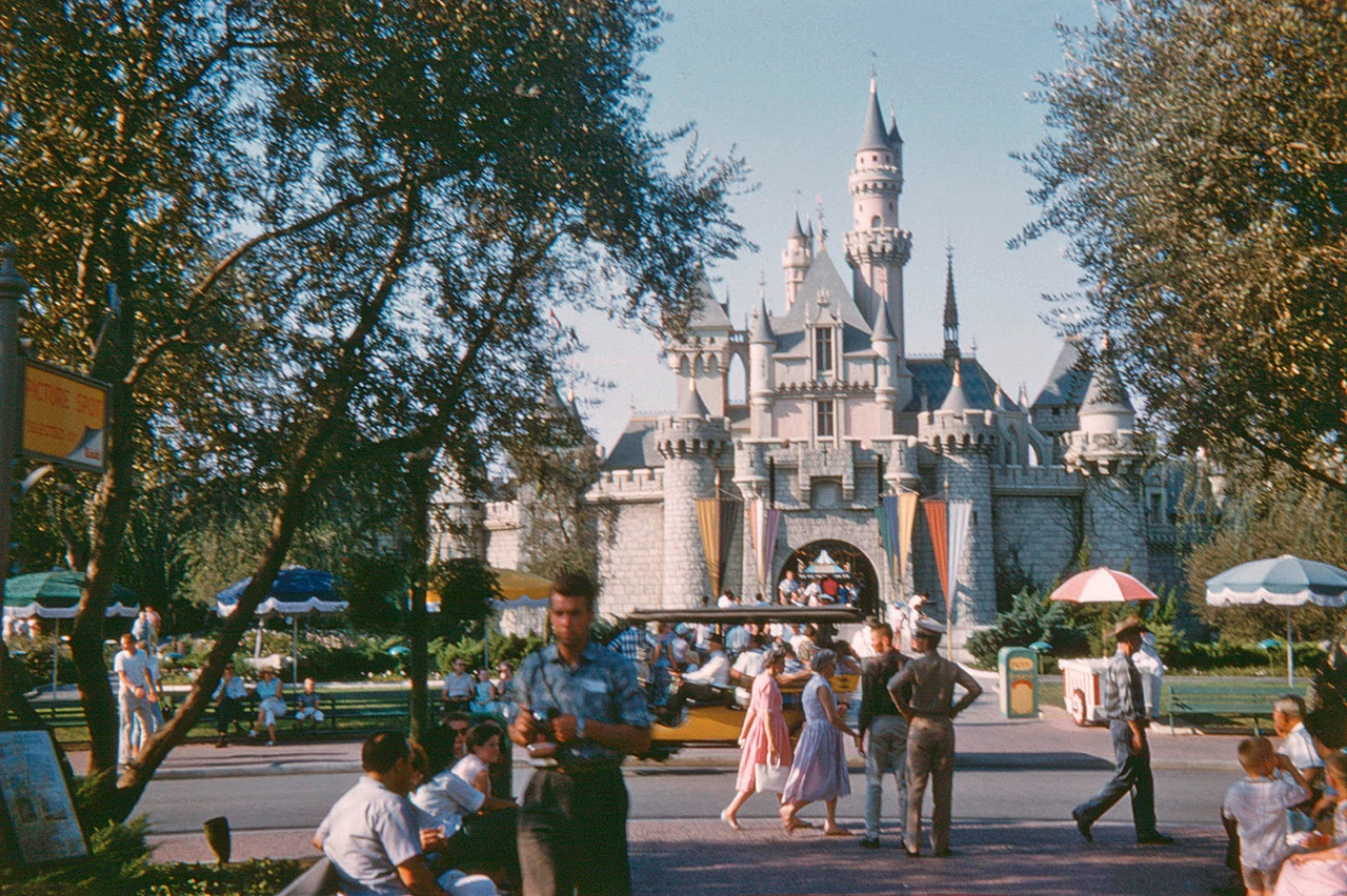 Sleeping Beauty Castle at Disneyland, Anaheim, 1968