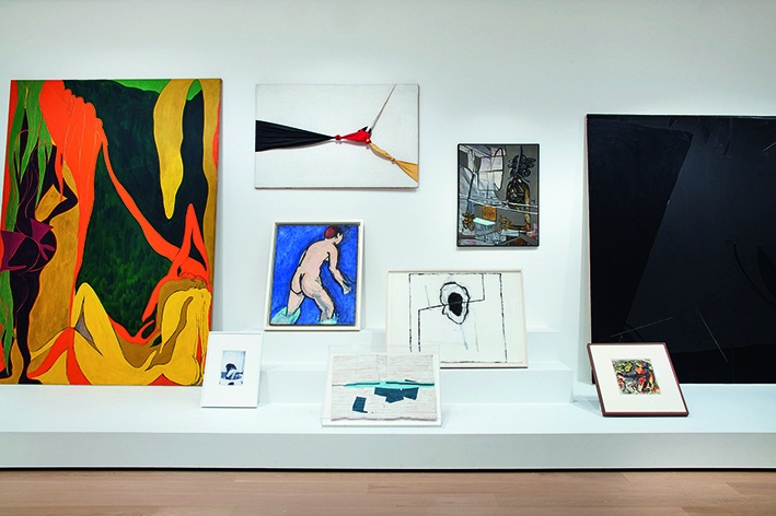 “Artist’s Choice: Amy Sillman – The Shape of Shape,” Museum of Modern Art, New York, 2019–2020, installation view