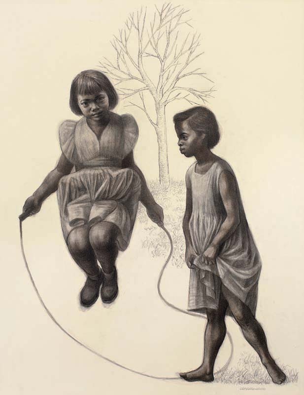 Charles White, „Skipping“, 1960