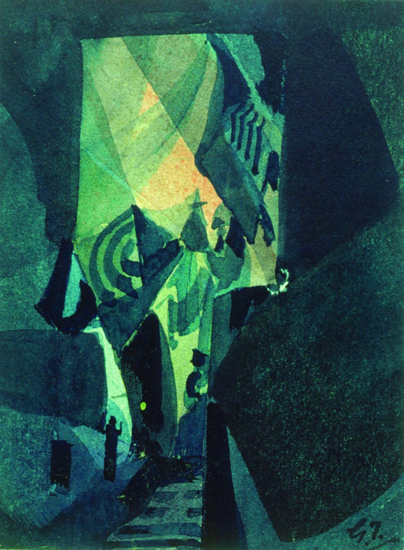 Gaganendranath Tagore, „A Cubistic Scene“, ca. 1923