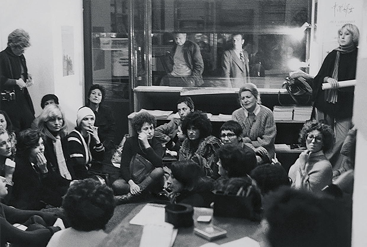 Discussion at the Libreria delle Donne di Milano, ca. 1975