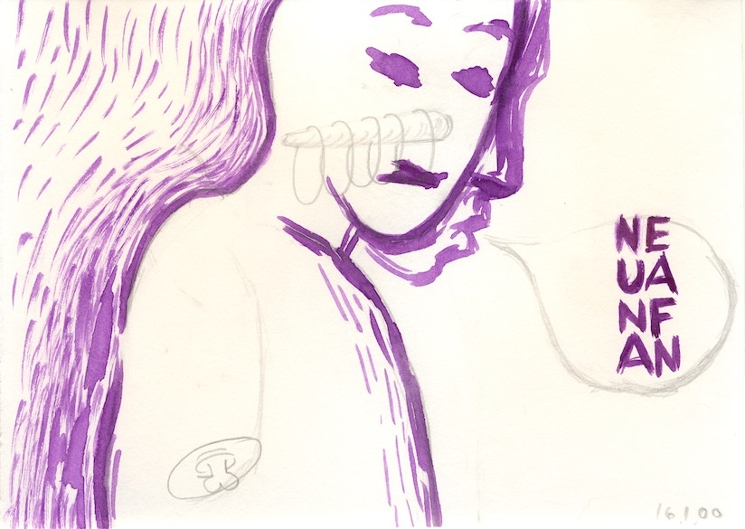 Bettina Munk, „Nr. 24 aus der Serie 100 Zeichnungen“