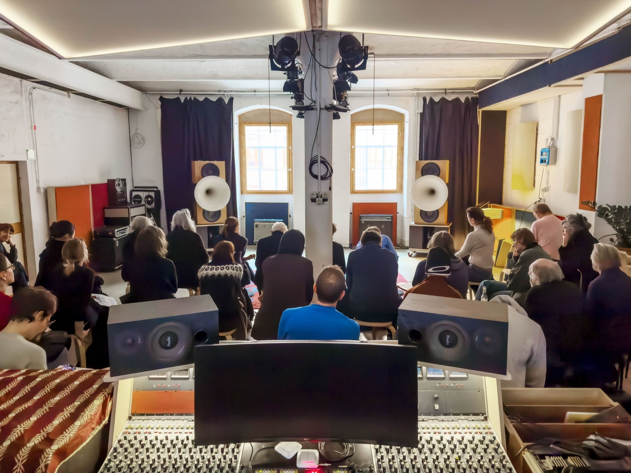 Christopher Williams, “INKLUSIVE 1972. INCLUSIVE 1974. RADIO PLAY. LONG PLAY VINYL. TOTAL DURATION. 81MIN. 30SEC.,” listening session, Morphine Room, Berlin, January 19, 2026