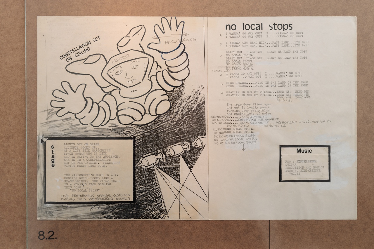 Julia Heyward, storyboard for “No Local Stops,” 1984