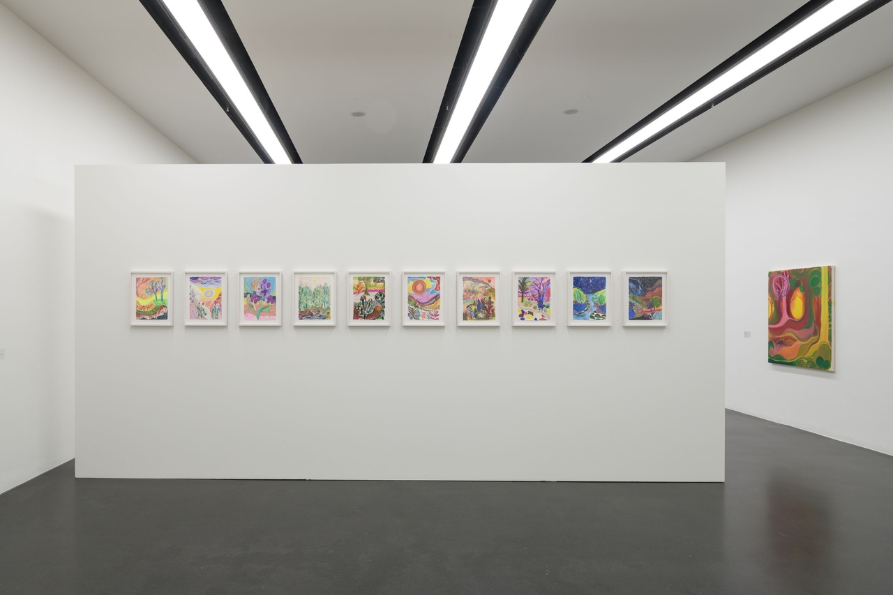 „Shara Hughes: Time Lapsed“, Kunstmuseum Luzern, 2022, Ausstellungsansicht