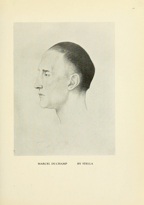 Joseph Stella, Porträt von Marcel Duchamp, 1920