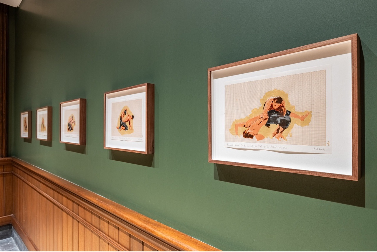 Akram Zaatari, “Olive Green,” 2025, 18th Istanbul Biennale, Istanbul, 2025