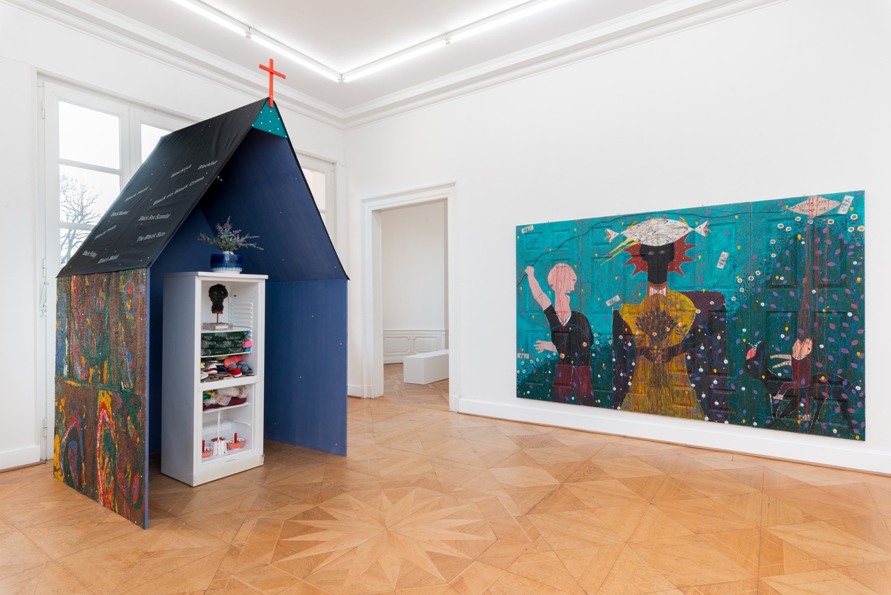 Adjani Okpu Egbe, Kunstverein Braunschweig, 2020, Installationsansicht