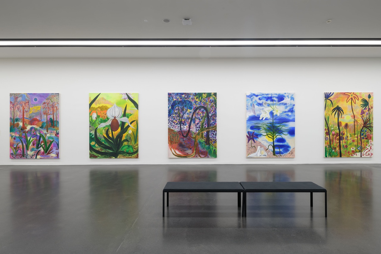 „Shara Hughes: Time Lapsed“, Kunstmuseum Luzern, 2022, Ausstellungsansicht