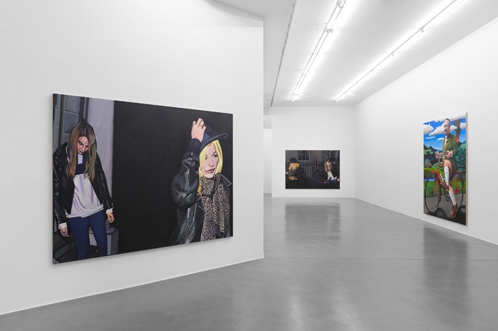 Merlin Carpenter, Simon Lee Gallery, 2019/2020, Installation view.