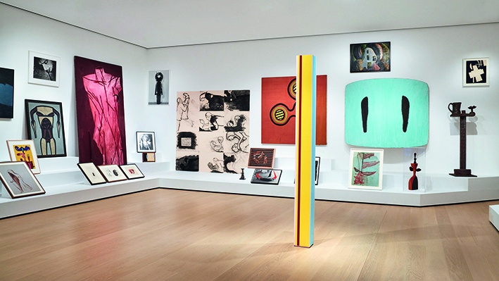 “Artist’s Choice: Amy Sillman – The Shape of Shape,” Museum of Modern Art, New York, 2019–2020, installation view