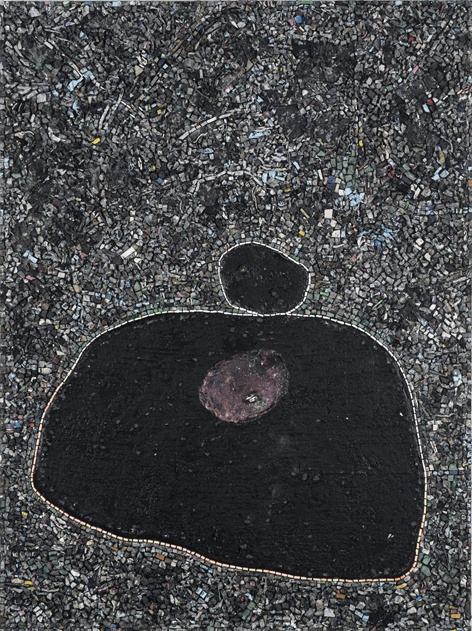 Jack Whitten, „Black Monolith X, Birth of Muhammad Ali“, 2016