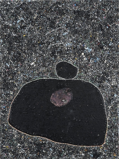 Jack Whitten, „Black Monolith X, Birth of Muhammad Ali“,  2016