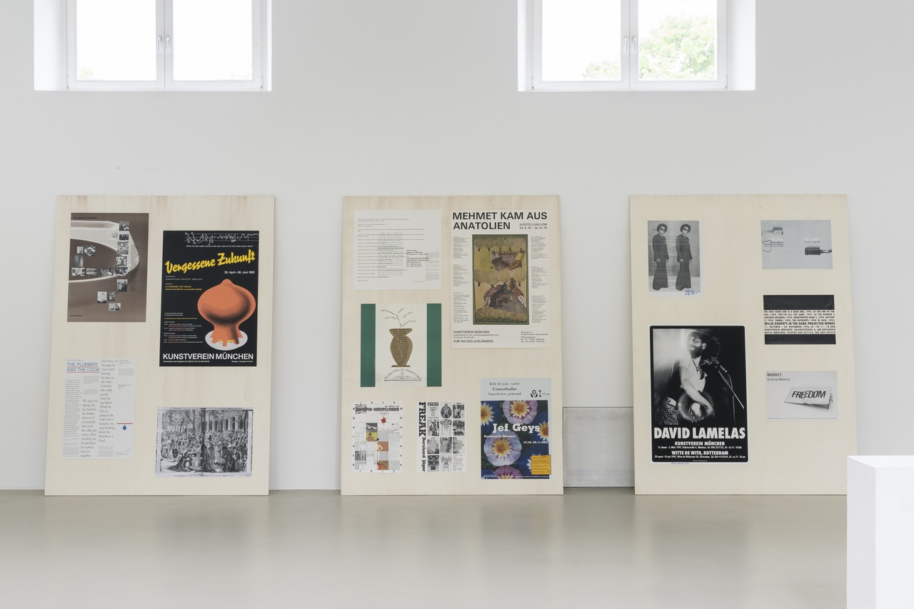 „THE ARCHIVE AS …“, Kunstverein München, 2023, Ausstellungsansicht