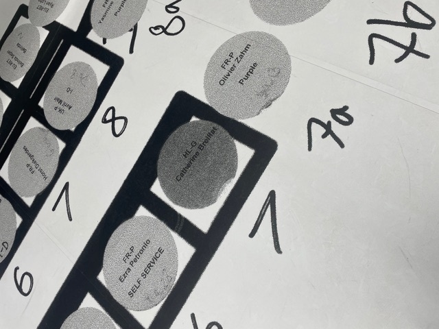 “Helmut Lang: Séance de Travail 1986–2005 / Excerpts from the MAK Helmut Lang Archive,” (detail), MAK, Wien, 2026