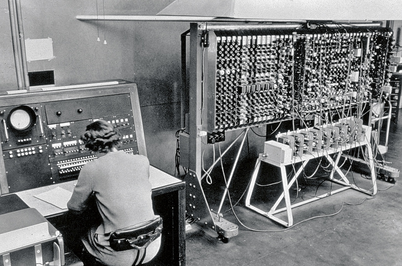 Automatic Computing Engine pilot model (based on designs by Alan Turing), National Physical Laboratory, Teddington, 1949