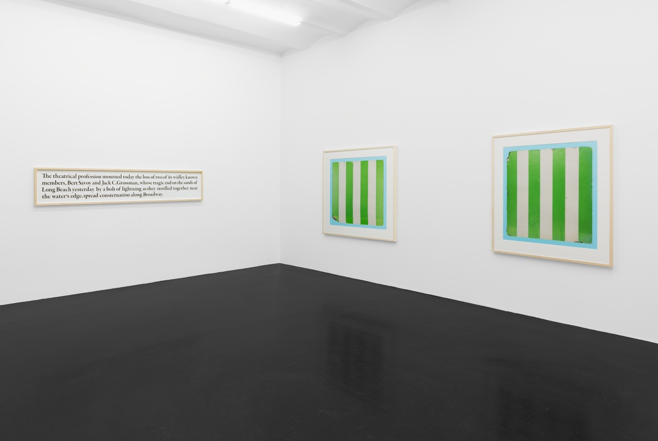 Larry Johnson, installation view Galerie Buchholz, Köln 2026