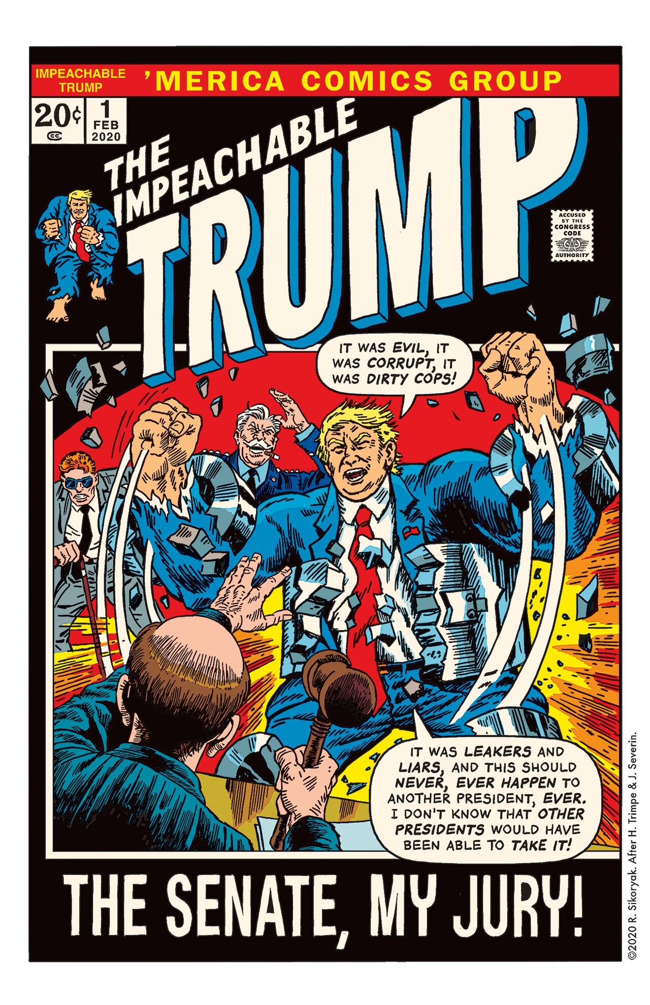 Robert Sikoryak, „The Impeachable Trump“, 2020