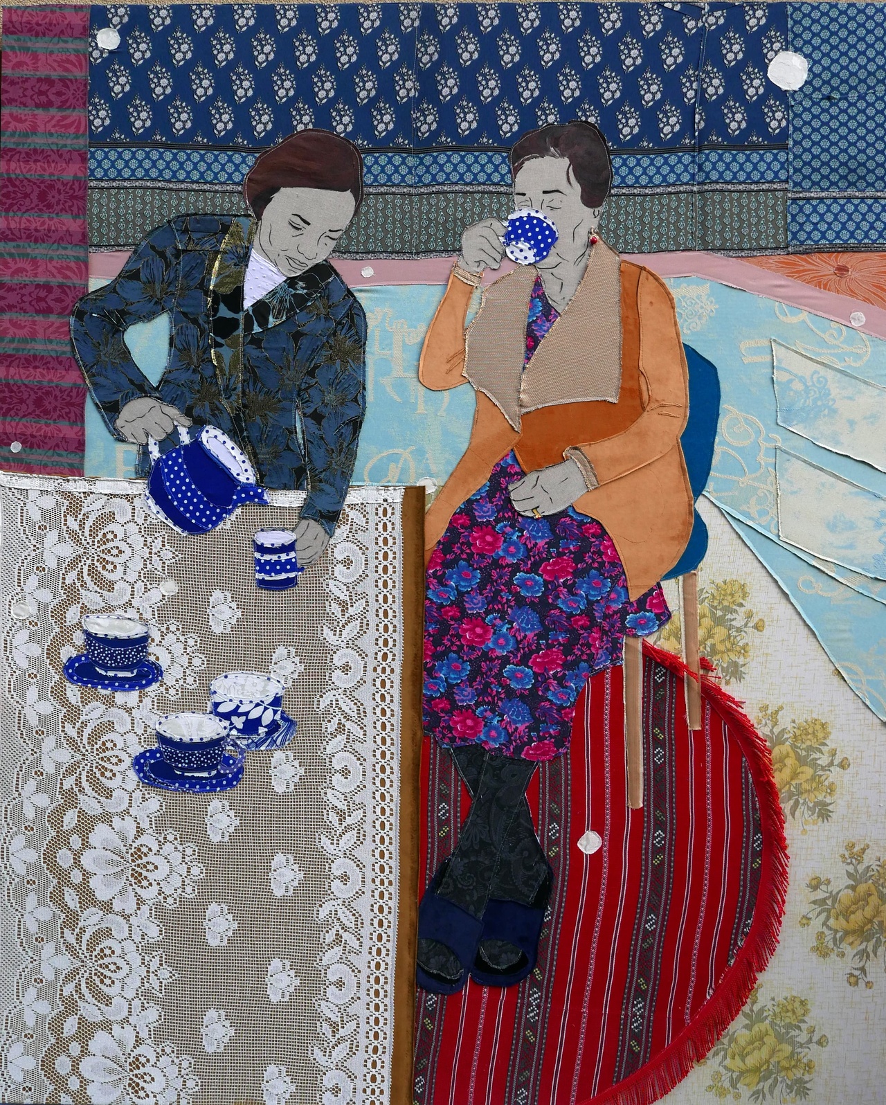 Małgorzata Mirga-Tas, „Morning Tea“, 2023
