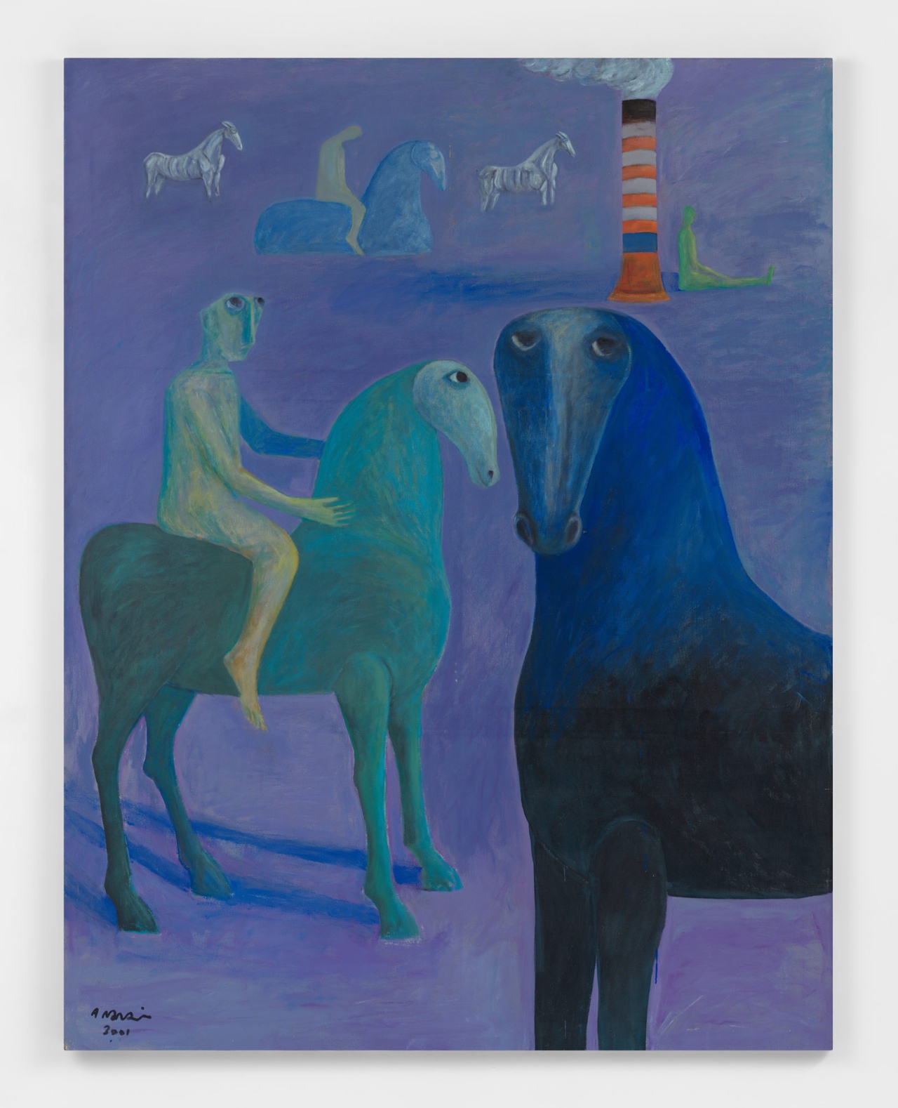 Ahmed Morsi, “Green Horse I,” 2001