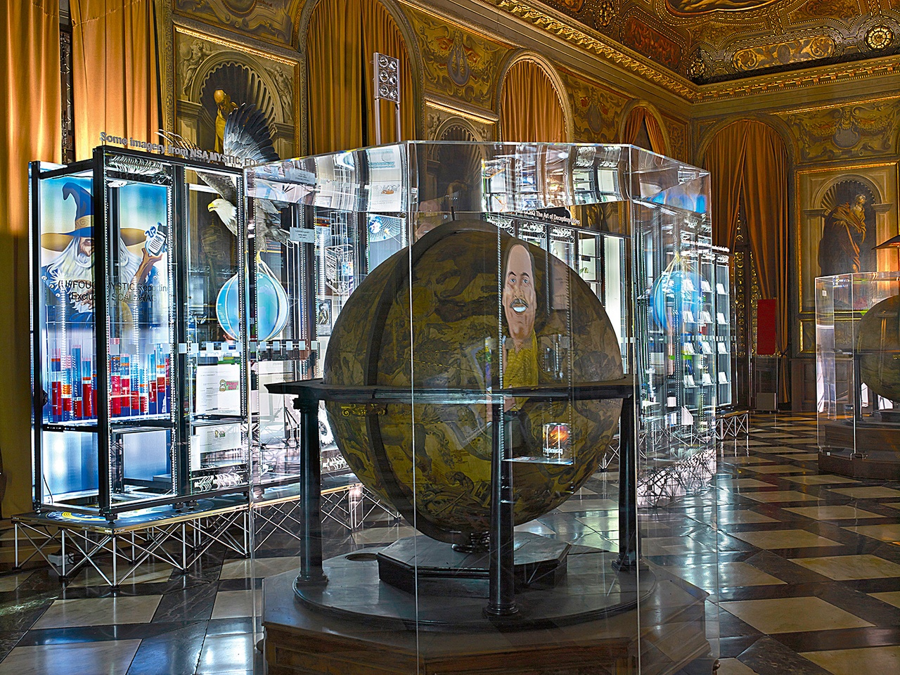 “Simon Denny: Secret Power,” Biblioteca Nazionale Marciana, Venice, 2015