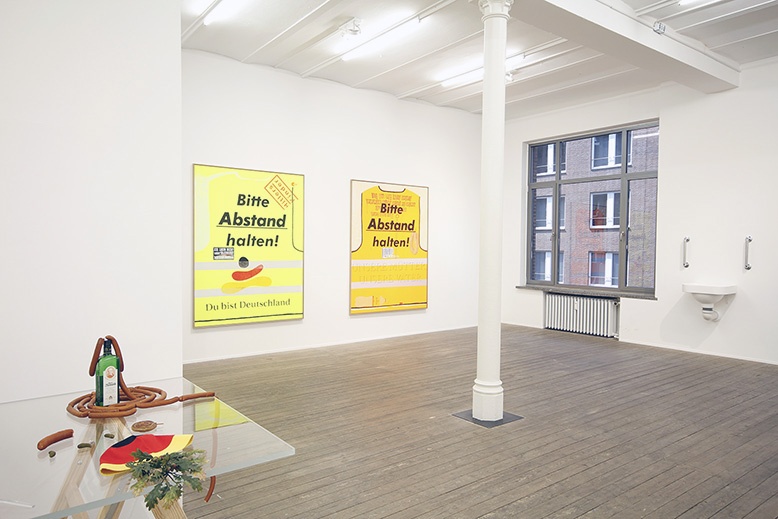 „Alex Wissel: Land der Ideen“, Galerie Conradi, Hamburg, 2020, Ausstellungsansicht