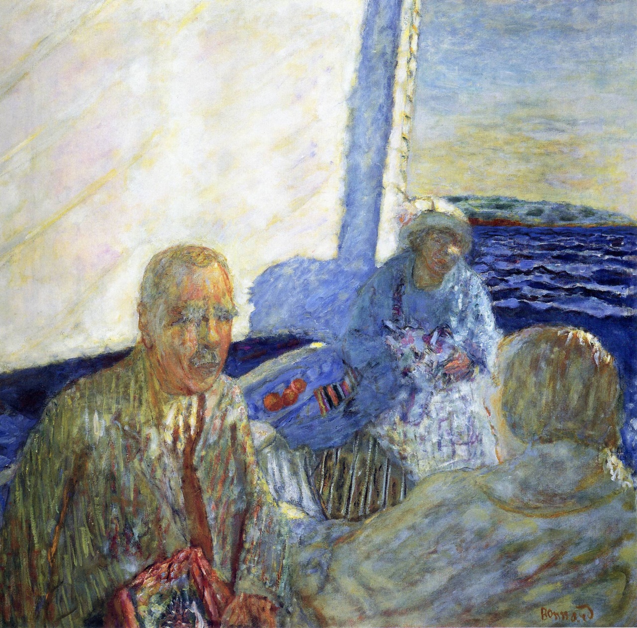 Pierre Bonnard, “Voyage en bateau” (Sailing Excursion), 1924